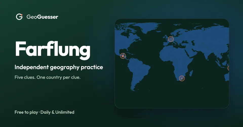 Farflung practice edition overview with a world map