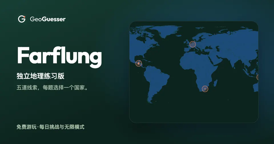 Farflung 練習版介紹圖與世界地圖
